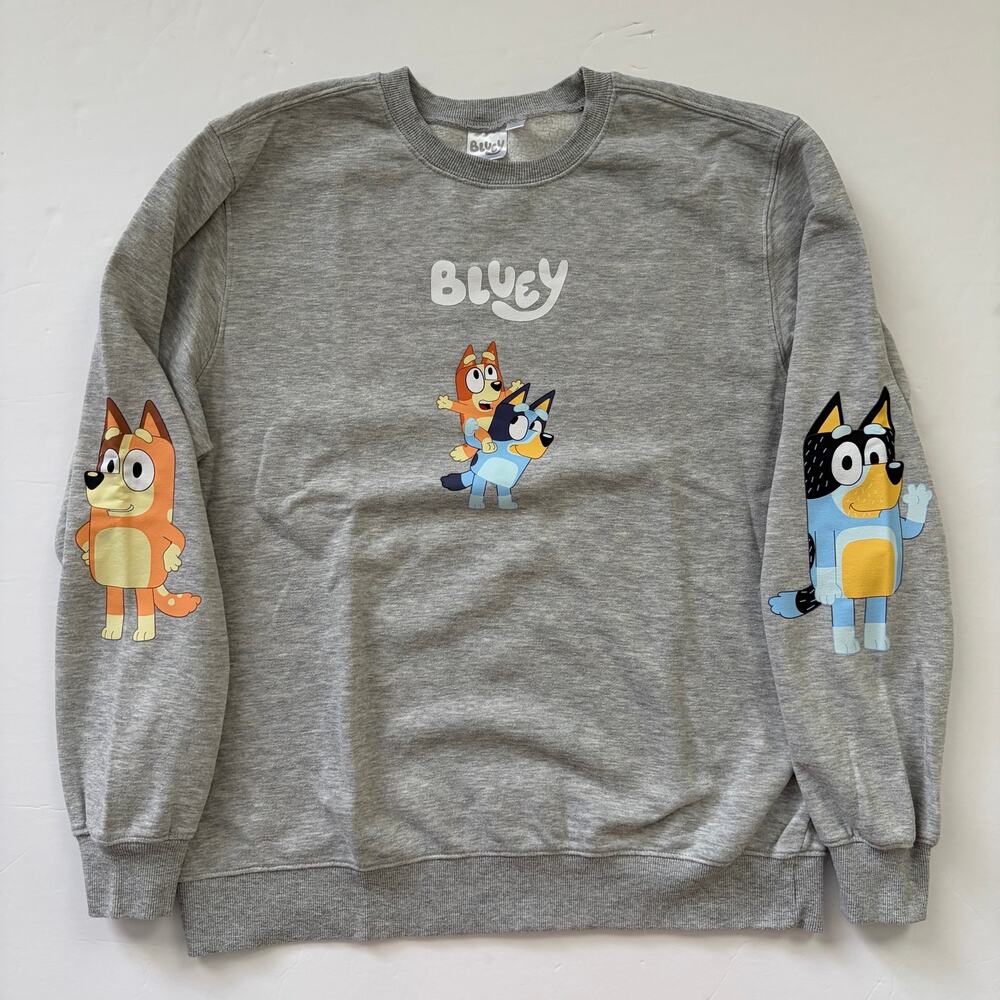 Bluey | Heeler Family Sweatshirt Characters L GUC